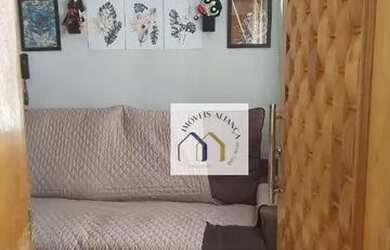 Imagem: O apartamento possui 2 Dormitórios, 1 Banheiro, 1 Vaga na garagem