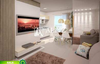 Imagem: O apartamento possui 2 Dormitórios, 1 Banheiro, 1 Vaga na garagem