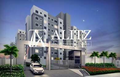 Imagem: O apartamento possui 2 Dormitórios, 1 Banheiro, 1 Vaga na garagem