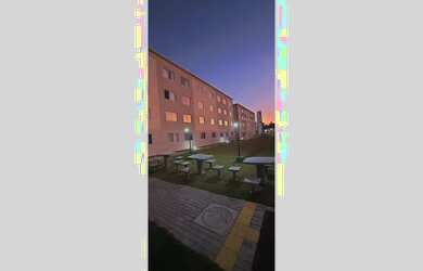 Imagem: O apartamento possui 2 Dormitórios, 1 Banheiro, 2 Vagas na