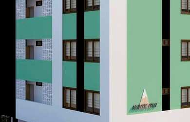 Imagem: O apartamento possui 2 Dormitórios, 1 Banheiro, 1 Vaga na garagem