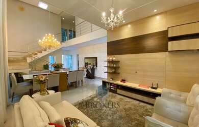 Imagem: A casa em condomínio possui 3 Dormitórios, 5 Banheiros, 4