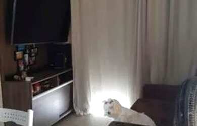 Imagem: O apartamento possui 2 Dormitórios, 1 Banheiro, 1 Vaga na garagem