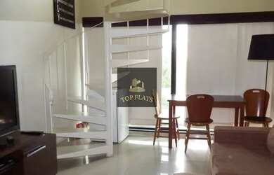 Imagem: O studio para alugar possui 1 Dormitório, 1 Banheiro, 1 Vaga