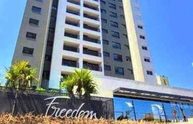 Imagem: O apartamento possui 1 Dormitório, 2 Banheiros, 1 Vaga na garagem