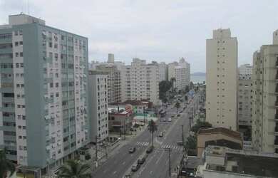 Imagem 1: 2 Dormitórios, vista livre, andar alto - 1 vaga - Boa Vista - São Vicente