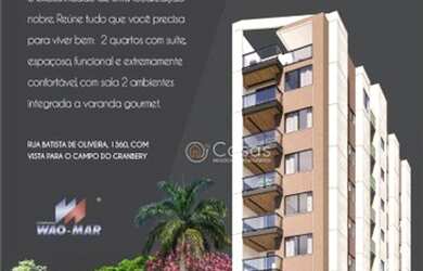 Imagem: O apartamento possui 2 Dormitórios, 1 Banheiro, 1 Vaga na garagem