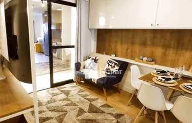 Imagem: O apartamento possui 1 Dormitório, 1 Banheiro, 36m² de Área