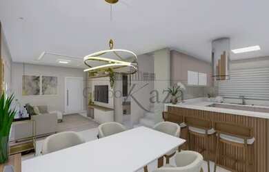 Imagem: A casa em condomínio possui 3 Dormitórios, 4 Banheiros, 4