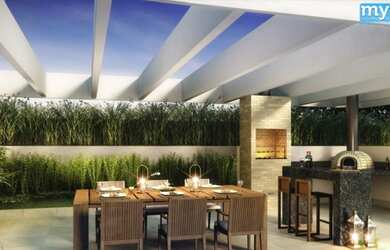 Imagem: O apartamento possui 2 Dormitórios, 1 Banheiro, 1 Vaga na garagem