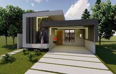 Imagem: A casa em condomínio possui 3 Dormitórios, 4 Banheiros, 4