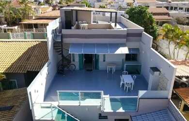 Imagem: A casa em condomínio possui 4 Dormitórios, 5 Banheiros, 5