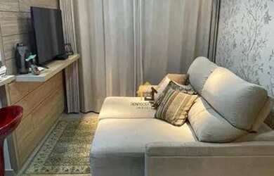 Imagem: O apartamento possui 2 Dormitórios, 1 Banheiro, 1 Vaga na garagem