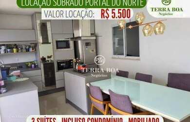 Imagem: A casa em condomínio possui 3 Dormitórios, 4 Banheiros, 2