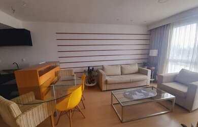 Imagem: O studio possui 1 Dormitório, 1 Banheiro, 1 Vaga na garagem