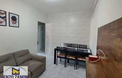 Imagem: O apartamento possui 2 Dormitórios, 1 Banheiro, 1 Vaga na garagem