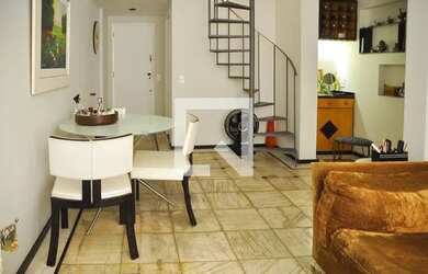 Imagem: O apartamento na cobertura possui 2 Dormitórios, 2 Banheiros