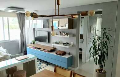 Imagem: O apartamento possui 2 Dormitórios, 2 Banheiros, 1 Vaga na