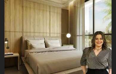 Imagem: O apartamento e possui 1 Dormitório, 1 Banheiro, 1 Vaga na