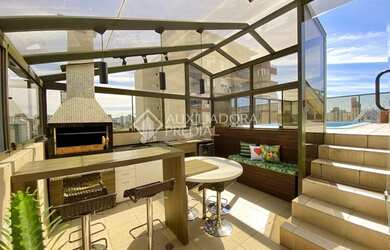 Imagem: O apartamento na cobertura possui 2 Dormitórios, 2 Banheiros