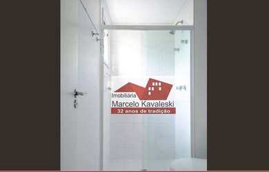 Imagem: O apartamento possui 1 Dormitório, 2 Banheiros, 1 Vaga na garagem