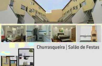 Imagem: A casa em condomínio possui 2 Dormitórios, 2 Banheiros, 2