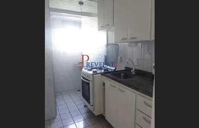 Imagem: O apartamento possui 2 Dormitórios, 1 Banheiro, 1 Vaga na garagem