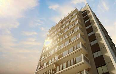 Imagem: O apartamento na cobertura possui 3 Dormitórios, 2 Banheiros