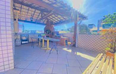 Imagem: O apartamento na cobertura possui 3 Dormitórios, 3 Banheiros