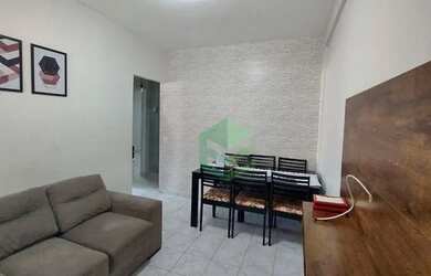 Imagem: O apartamento possui 2 Dormitórios, 1 Banheiro, 1 Vaga na garagem