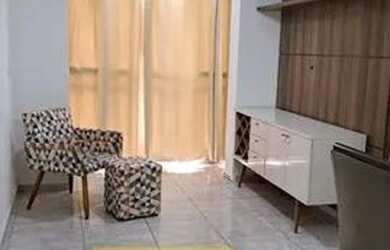 Imagem: O apartamento possui 2 Dormitórios, 1 Banheiro, 1 Vaga na garagem