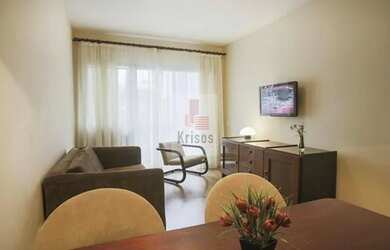 Imagem: O studio possui 1 Dormitório, 1 Banheiro, 1 Vaga na garagem