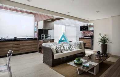 Imagem: O apartamento na cobertura possui 3 Dormitórios, 4 Banheiros