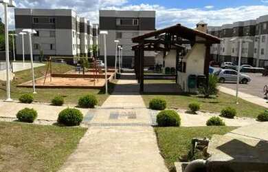 Imagem: O apartamento possui 2 Dormitórios, 1 Banheiro, 1 Vaga na garagem