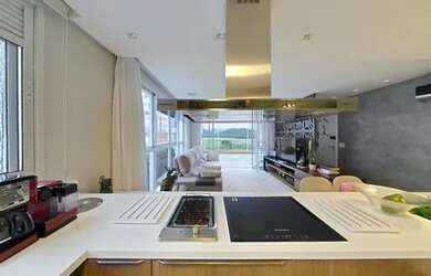 Imagem: O apartamento na cobertura possui 3 Dormitórios, 4 Banheiros