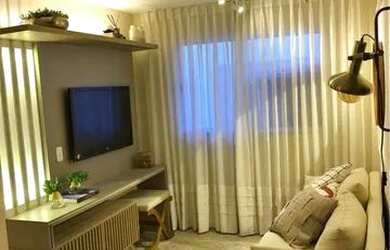 Imagem: O apartamento possui 2 Dormitórios, 1 Banheiro, 1 Vaga na garagem