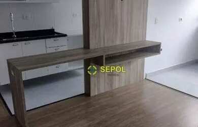 Imagem: O apartamento possui 2 Dormitórios, 1 Banheiro, 1 Vaga na garagem