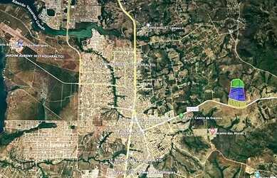 Imagem: A chácara possui 40.000m² de Área e está localizado em