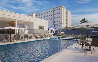 Imagem: O apartamento possui 2 Dormitórios, 1 Banheiro, 1 Vaga na garagem