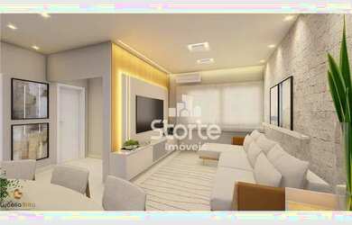 Imagem: O apartamento possui 2 Dormitórios, 2 Banheiros, 1 Vaga na