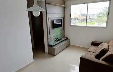 Imagem: O apartamento possui 2 Dormitórios, 1 Banheiro, 1 Vaga na garagem