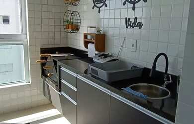 Imagem 3: Apartamento em Mongaguá pé na areia mobiliado