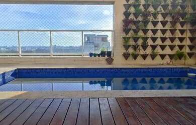 Imagem: O apartamento na cobertura possui 3 Dormitórios, 4 Banheiros