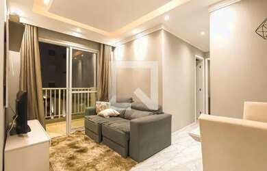 Imagem: O apartamento possui 2 Dormitórios, 1 Banheiro, 1 Vaga na garagem