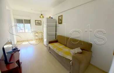 Imagem 1: Flat São Paulo Suite Service na Bela Vista para locação próximo a Av. 9 de Julho. Sem buro