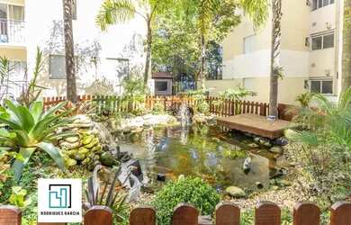 Imagem: O apartamento possui 2 Dormitórios, 1 Banheiro, 1 Vaga na garagem