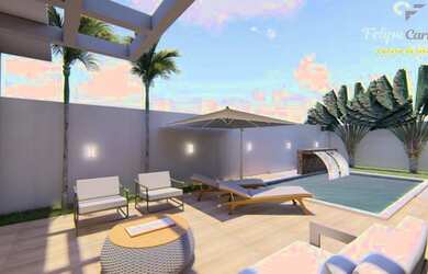 Imagem: A casa em condomínio possui 3 Dormitórios, 4 Banheiros, 2