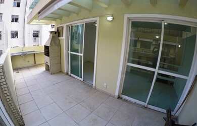 Imagem: O apartamento na cobertura possui 3 Dormitórios, 3 Banheiros