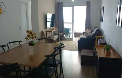 Imagem 2: Apartamento em Mongaguá pé na areia mobiliado