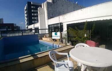 Imagem: O apartamento na cobertura possui 3 Dormitórios, 2 Banheiros